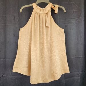 Chic Cream Halter Blouse